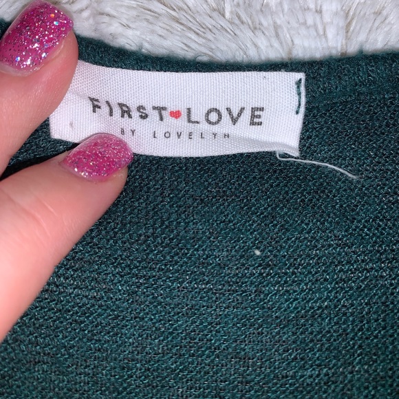 Lovelyn - Hunter Green Long Sleeve Sweater - Picture 8 of 8